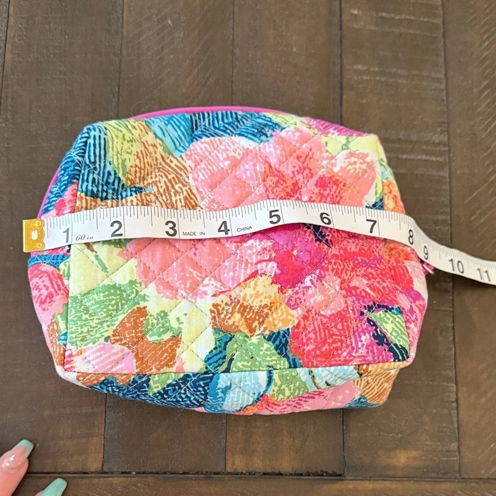 Vera Bradley Blue and Pink Floral Quilted Bag-NWOT